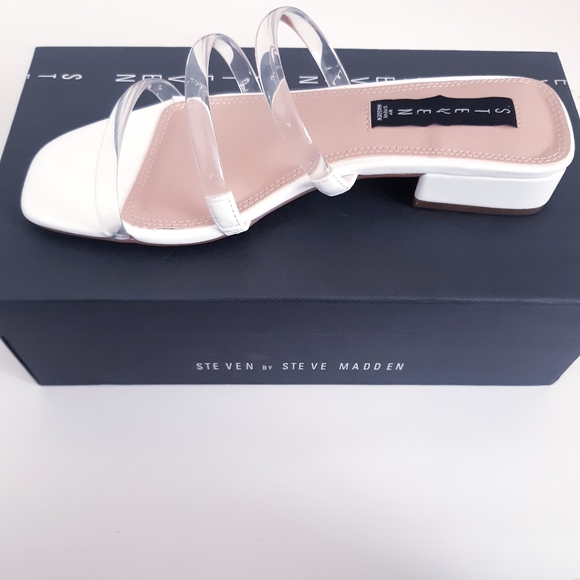 STEVEN NEW YORK Hades Block-Heel Slide Sandals - Picture 4 of 5